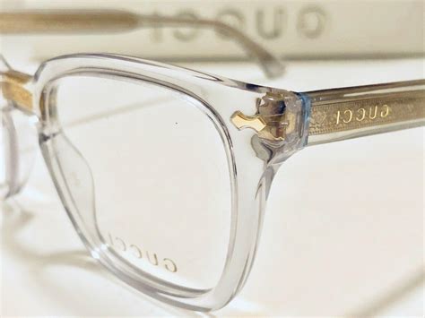 gucci reading glasses women's|gucci transparent glasses.